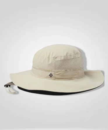 columbia_bora_bora_ii_booney_omni_shade_sun_hat_beige_wide_brim_uv_protection_mesh_venting_adjustable_chin_strap_unisex_outdoor_fishing_hiking_gear
